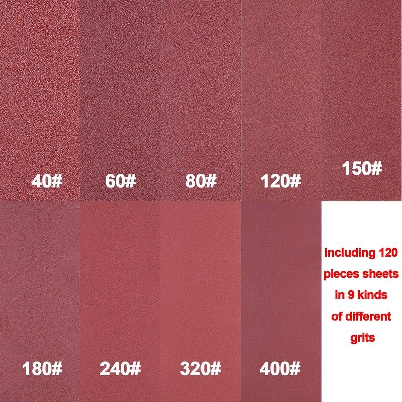 120 Pieces Triangular Sandpaper, Triangle Sanding Sheets Fit 31/8 Inch Oscill... gallery