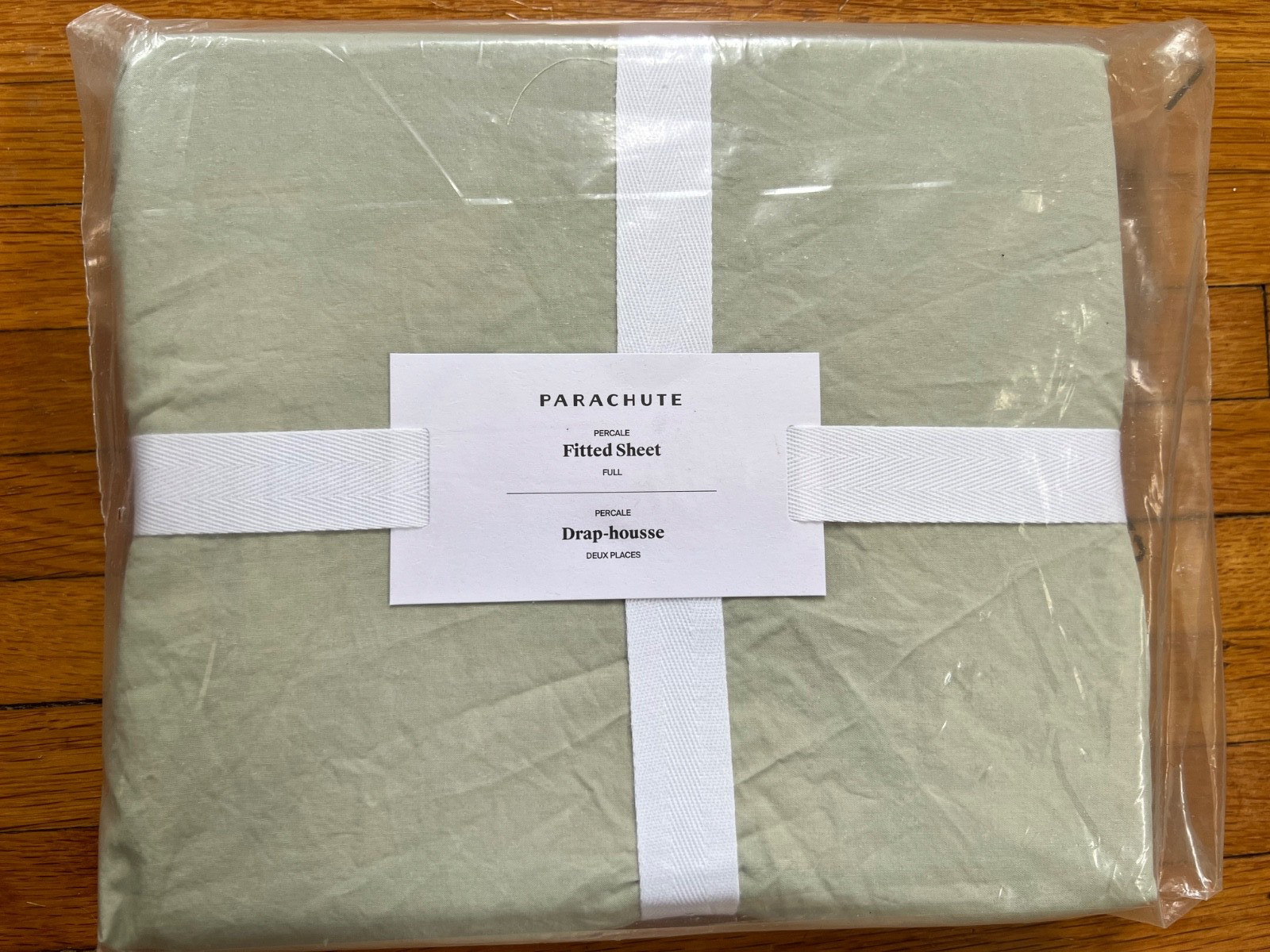 NEW Parachute Percale Fitted Sheet Sage Full $100 gallery