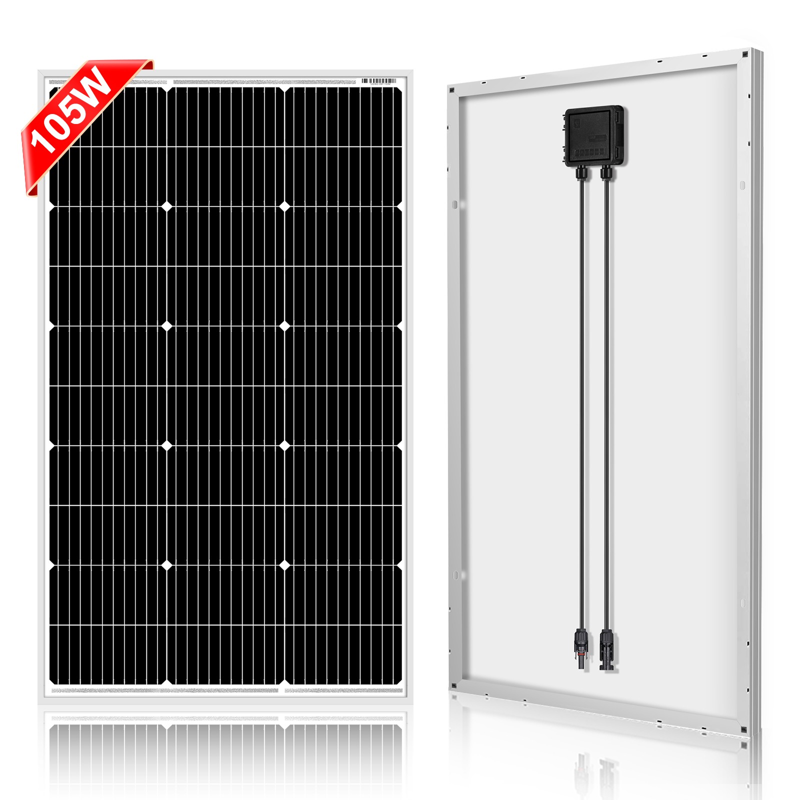 Dokio 100w 200w 400w Rigid Monocrystalline Solar Panel Kit for Home/Backup Power gallery