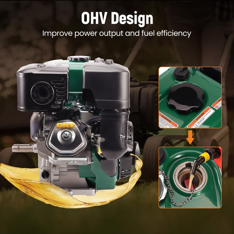 15HP 420cc Engine Motor Gasoline 4 Stroke Electric Start For Go-Kart Water Pump gallery