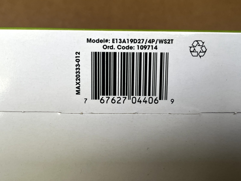 4-768 Pack Maxlite LED Light Bulbs 13W = 100W Watt A19 Soft White 2700K Dimmable gallery