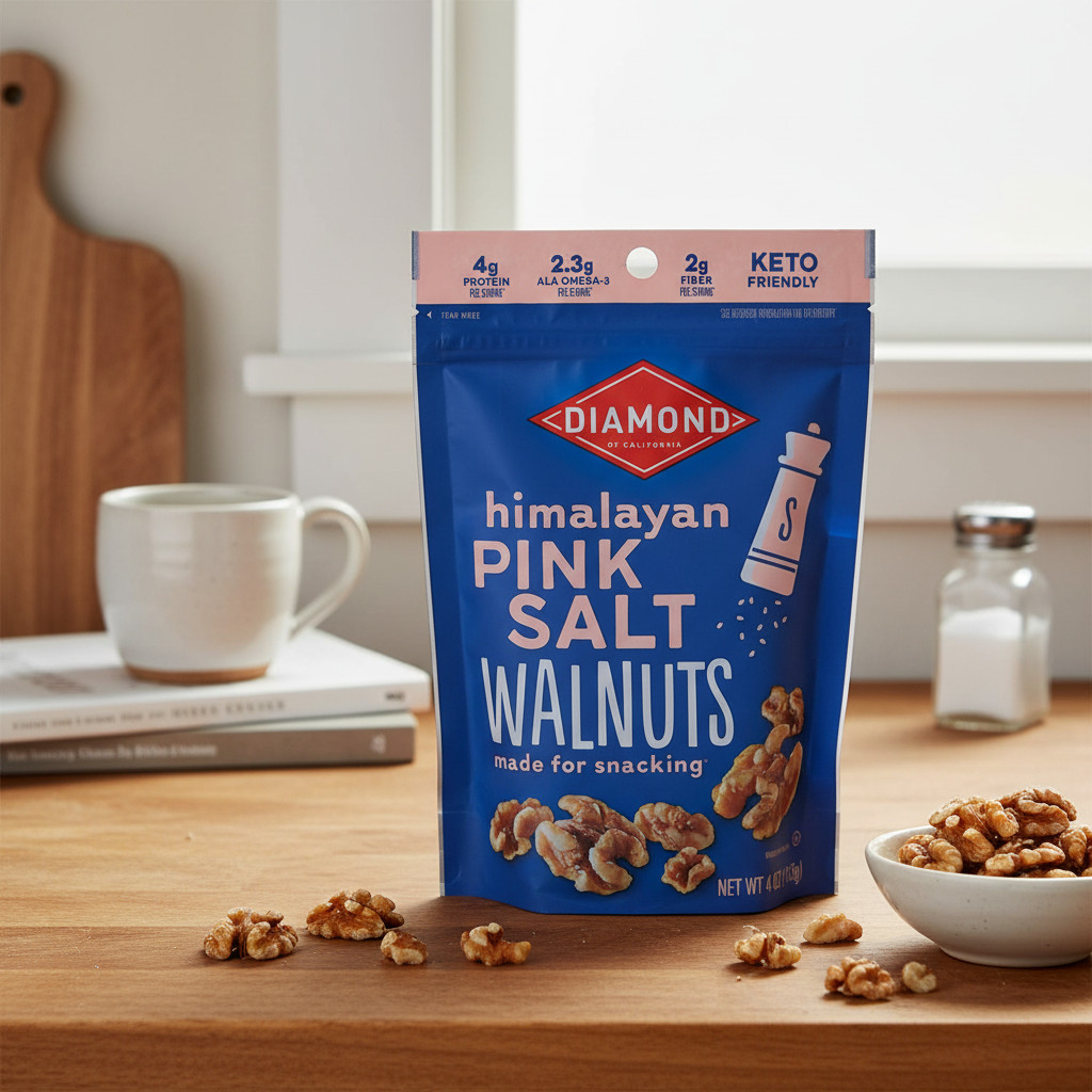 Diamond Walnuts Salted Snack Healthy Protein Superfood Non GMO 1 Count gallery