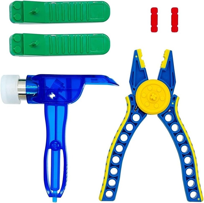 Building Blocks Tool Kit Brick Separator Multi-Use Hammer and Block Pliers Acces gallery