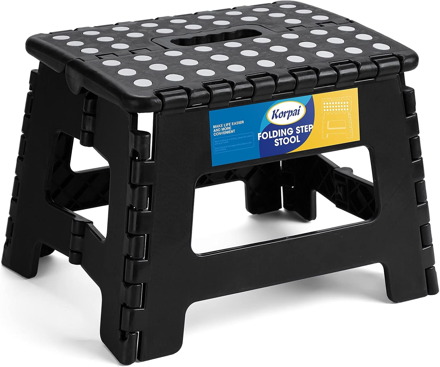 9" Folding Step Stool for Adults,Kids,Non-Slip Folding Stools with Portable Hand gallery
