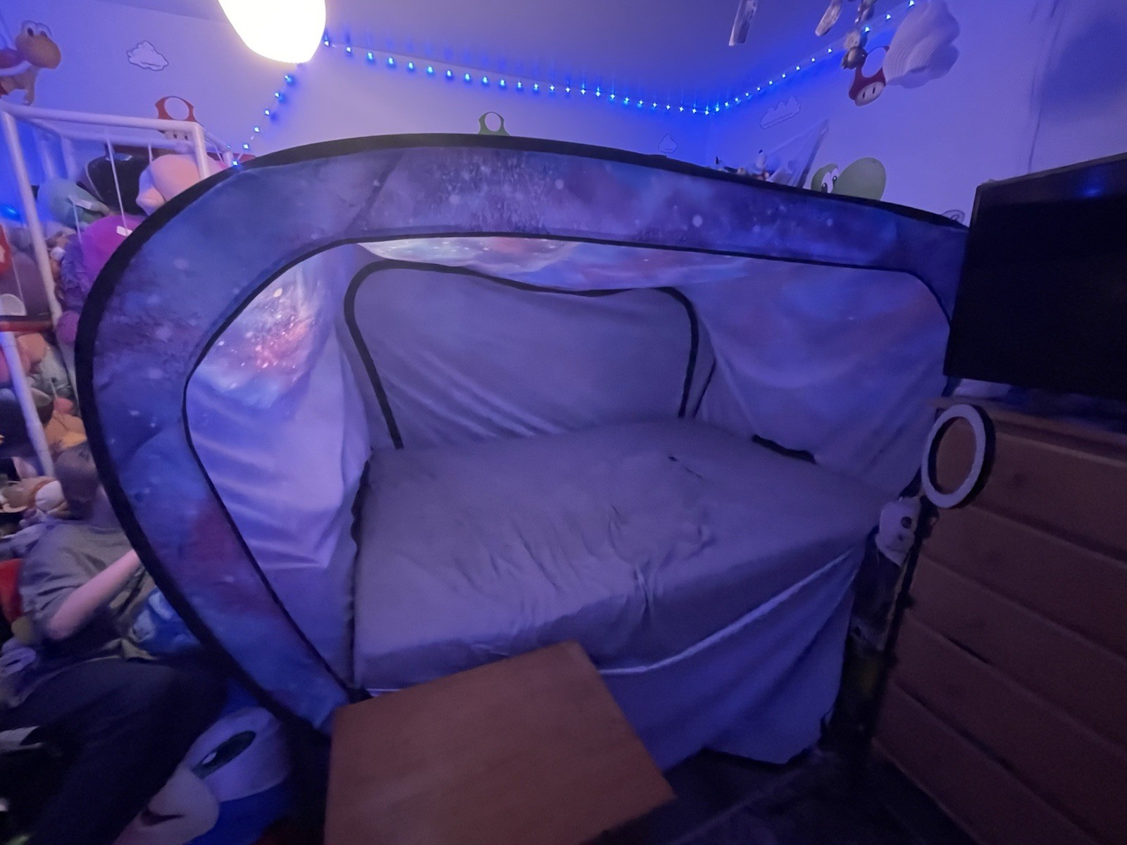 Full Size - Privacy Pop up Tent - Eclipse/galaxy/tie Dye Pattern gallery