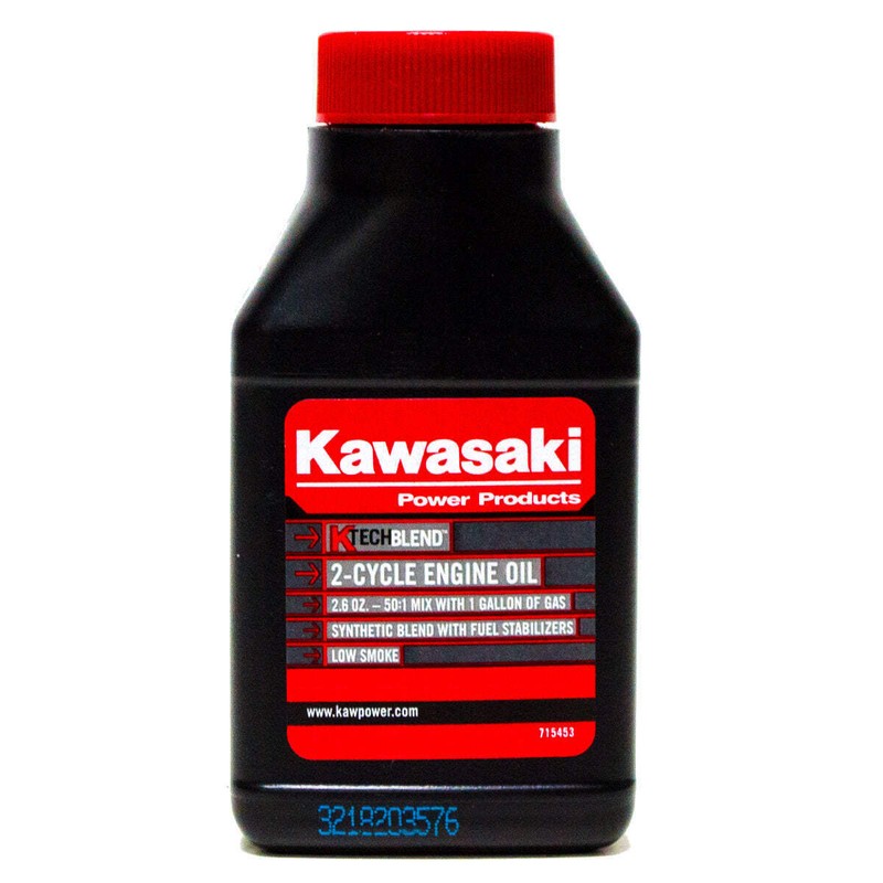 48 Pack Kawasaki 2.6 oz Bottles 2 Cycle Mix 1 Gallon Motor Engine Oil gallery