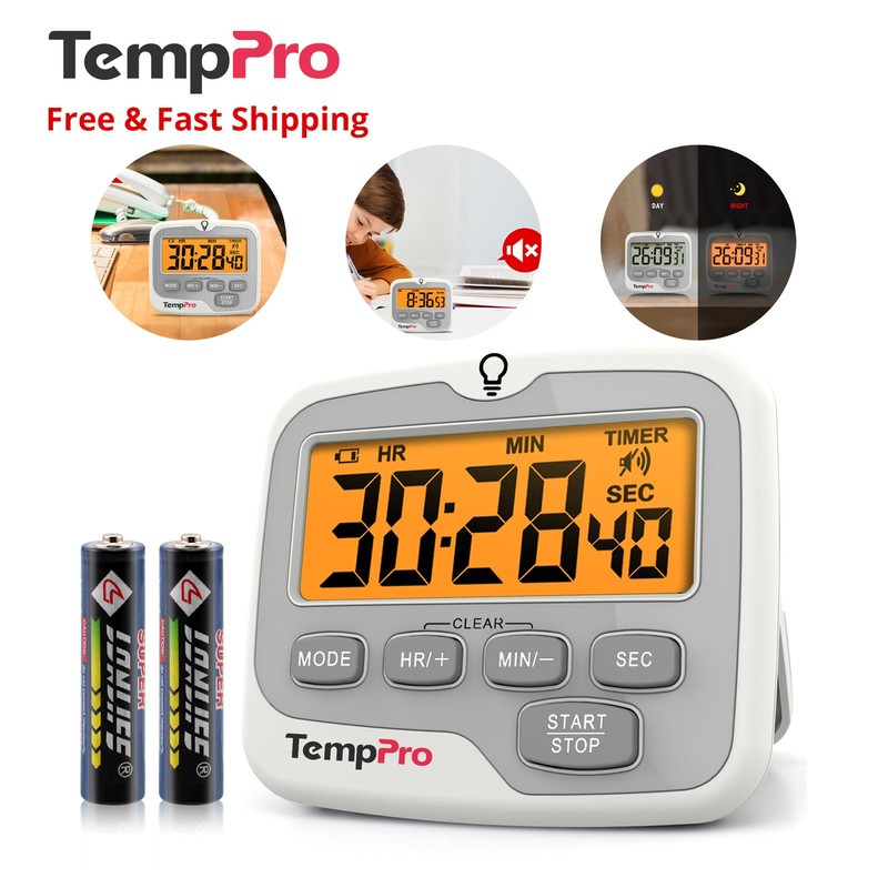 Large LCD Digital Kitchen Cooking Timer Count-Down Up Clock Loud Alarm Magnetic gallery
