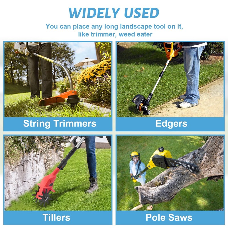 Trimmer Racks for Open Trailers - Weedeater Rack Lockable Weed Eater Racks for O gallery
