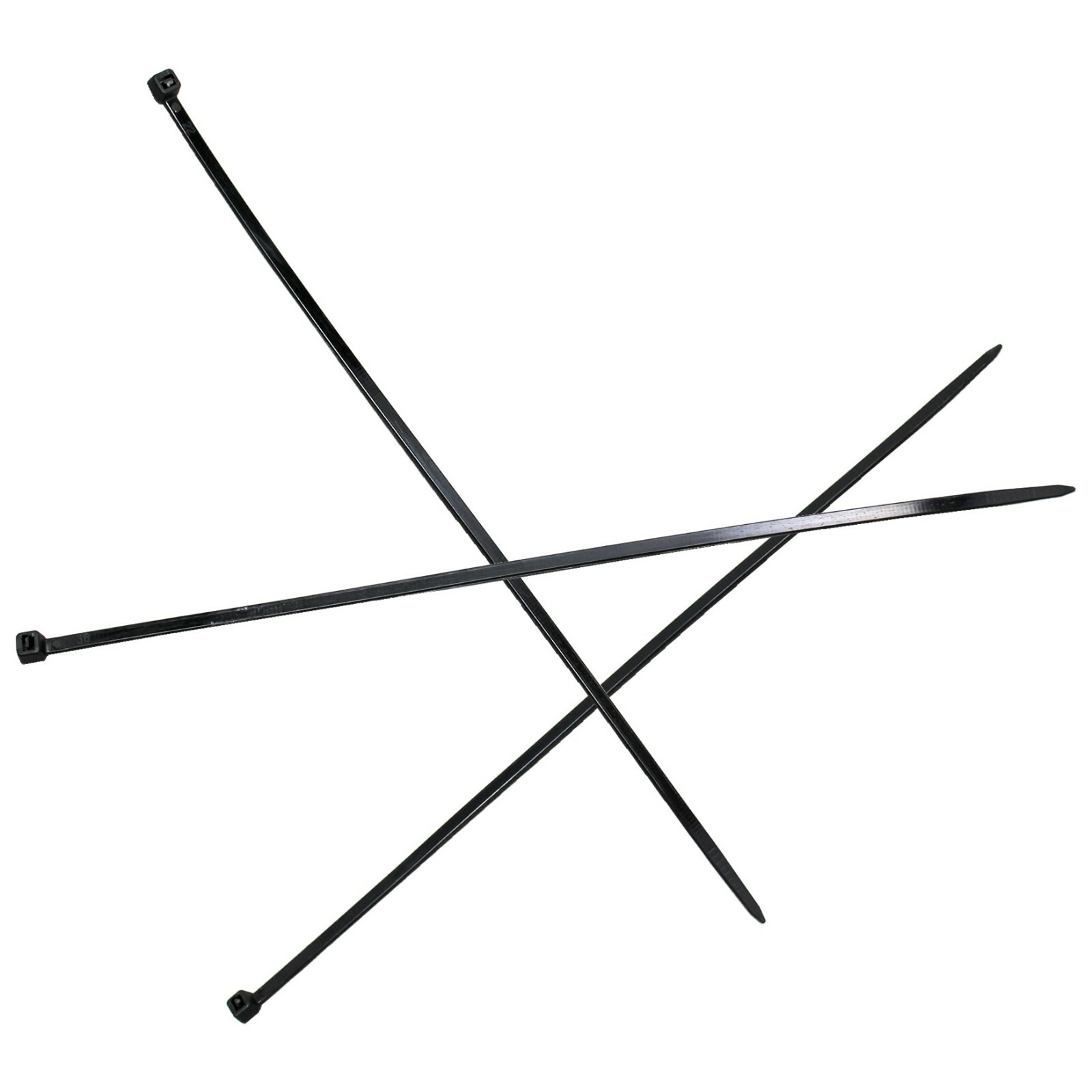100 pcs BLACK Cable Ties 12" inch 52lbs, Fantastic Quality, Zip Ties, Nylon Ties gallery