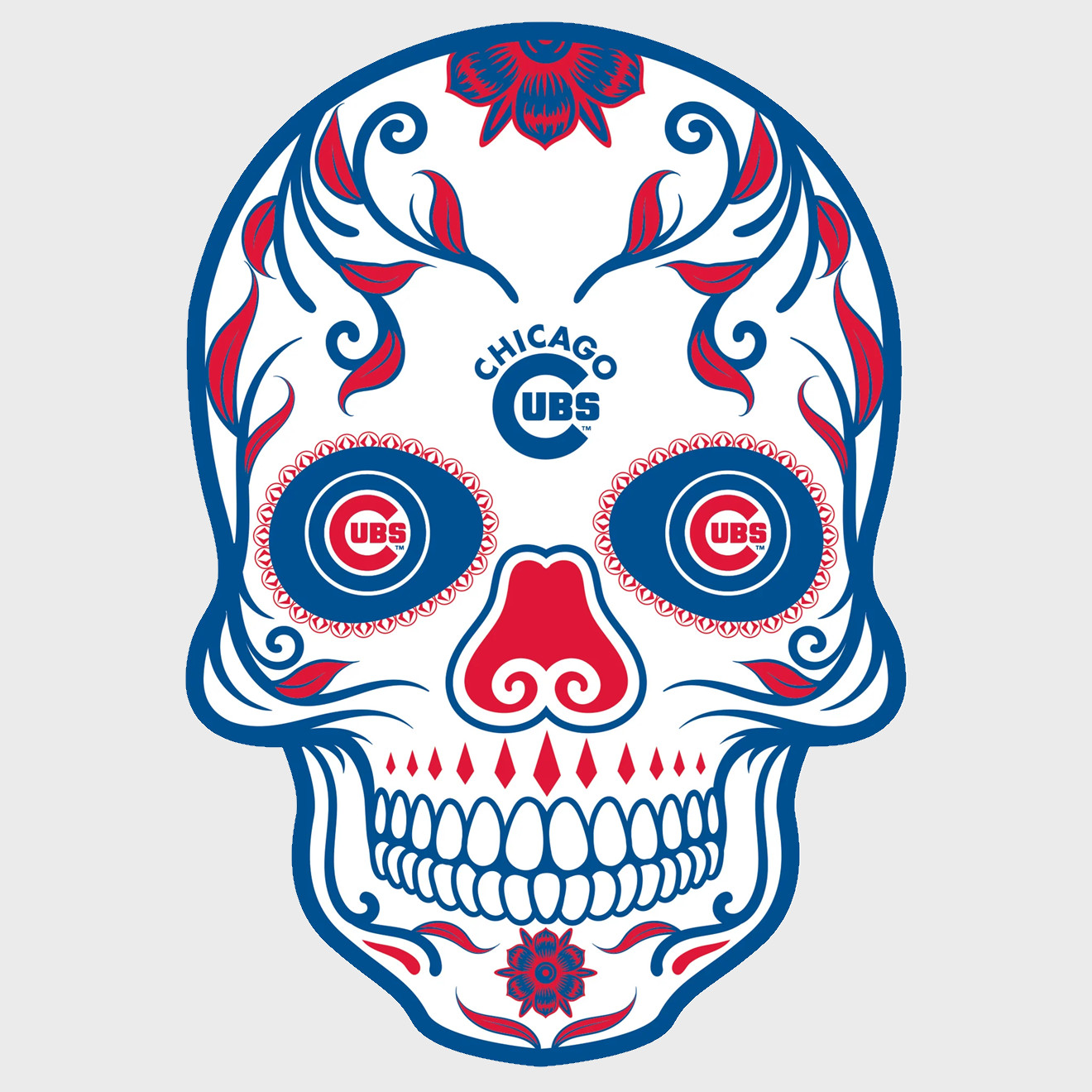 Chicago North Side Blue Red Baseball Weather Resistant Vinyl Sticker/Decal 05 gallery