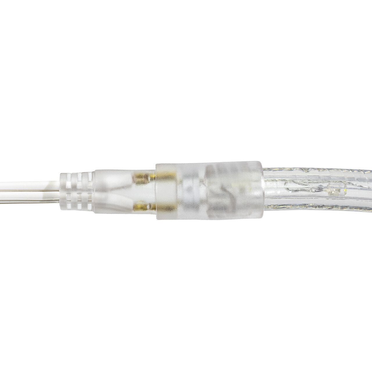 Standard 120 Volt 5 Foot LED Rope Light Power Cord Kit - White gallery
