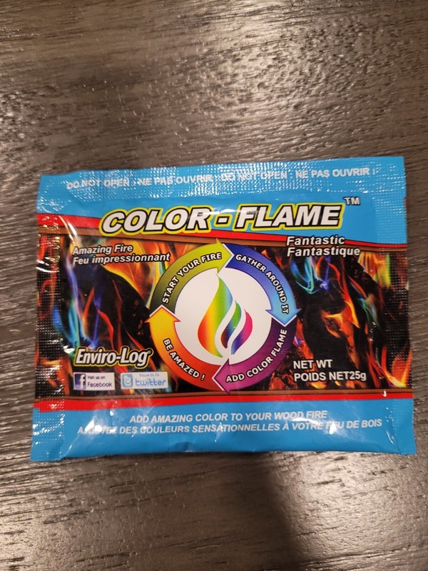4 PACK Enviro Log Color Flame Fire Magical Colored Colorful Flames Color Changes gallery