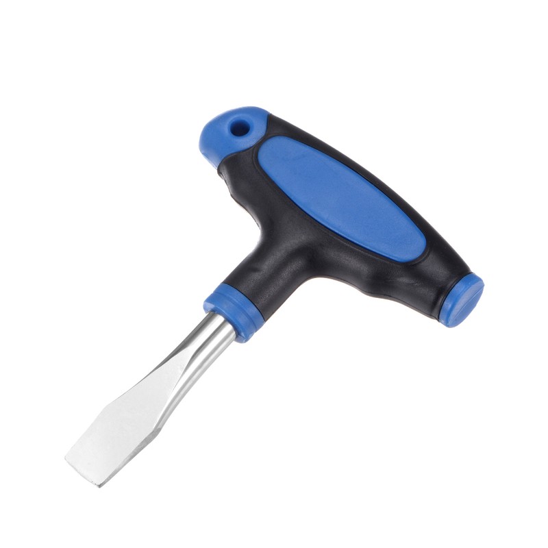 T Handle Flat Head Screwdriver 12mm Carbon Steel Plastic for Film Sets gallery