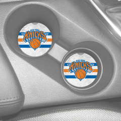 NEW YORK KNICKS RUBBER CAR COASTERS SET (2) NBA BASKETBALL
