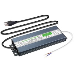 LED Driver 150 Watts Waterproof IP67 AC 110-260V to 12V 12.5A Low Voltage Tra…