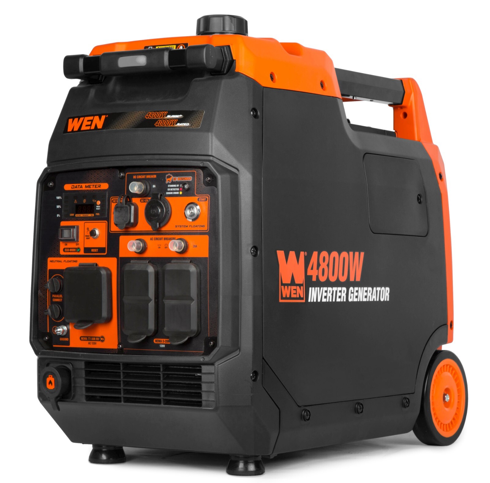 WEN DF480iX Quiet Lightweight 4800W Dual Fuel RV-Ready Electric Start Generator gallery
