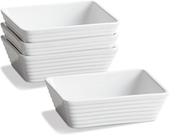 Small Baking Dish, Rectangle Ceramic Baking Dish for Oven, Individual Casserole