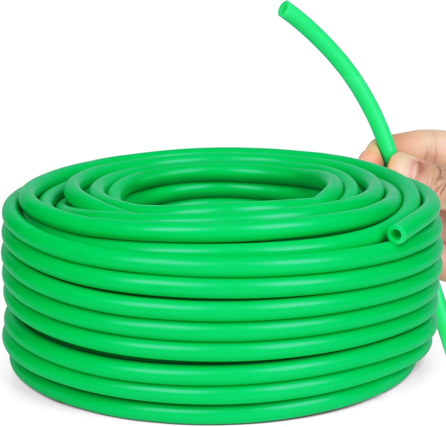 1/4 Inch Drip Irrigation Tubing 75Ft Green Blank Distribution Hose Perfect for D gallery