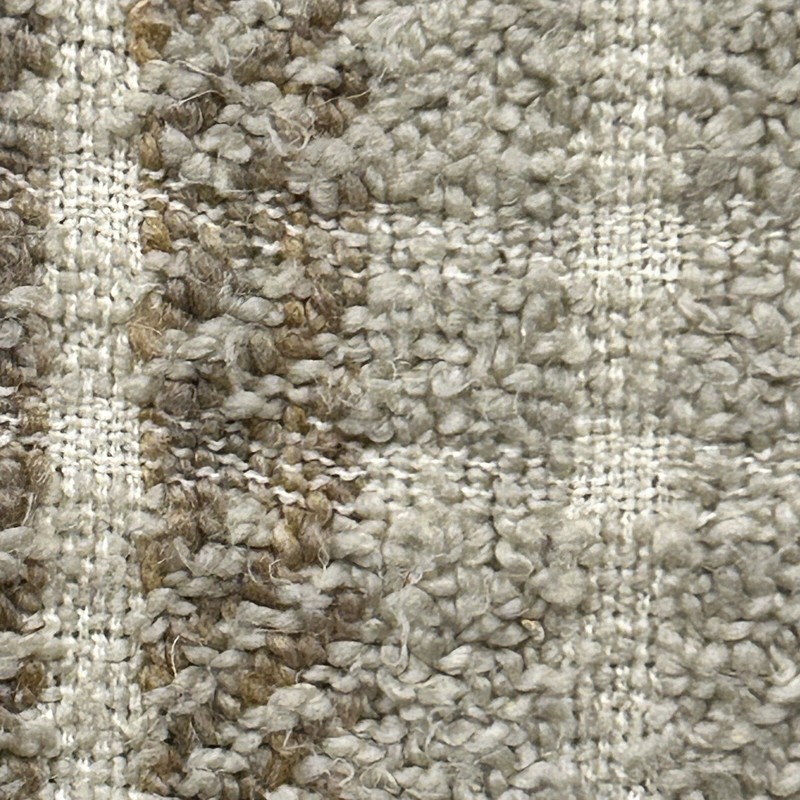 Kennebunk Weavers Throw Double Weave Gray Tans 40" W x 60" L (72” w/fringe) USA. gallery