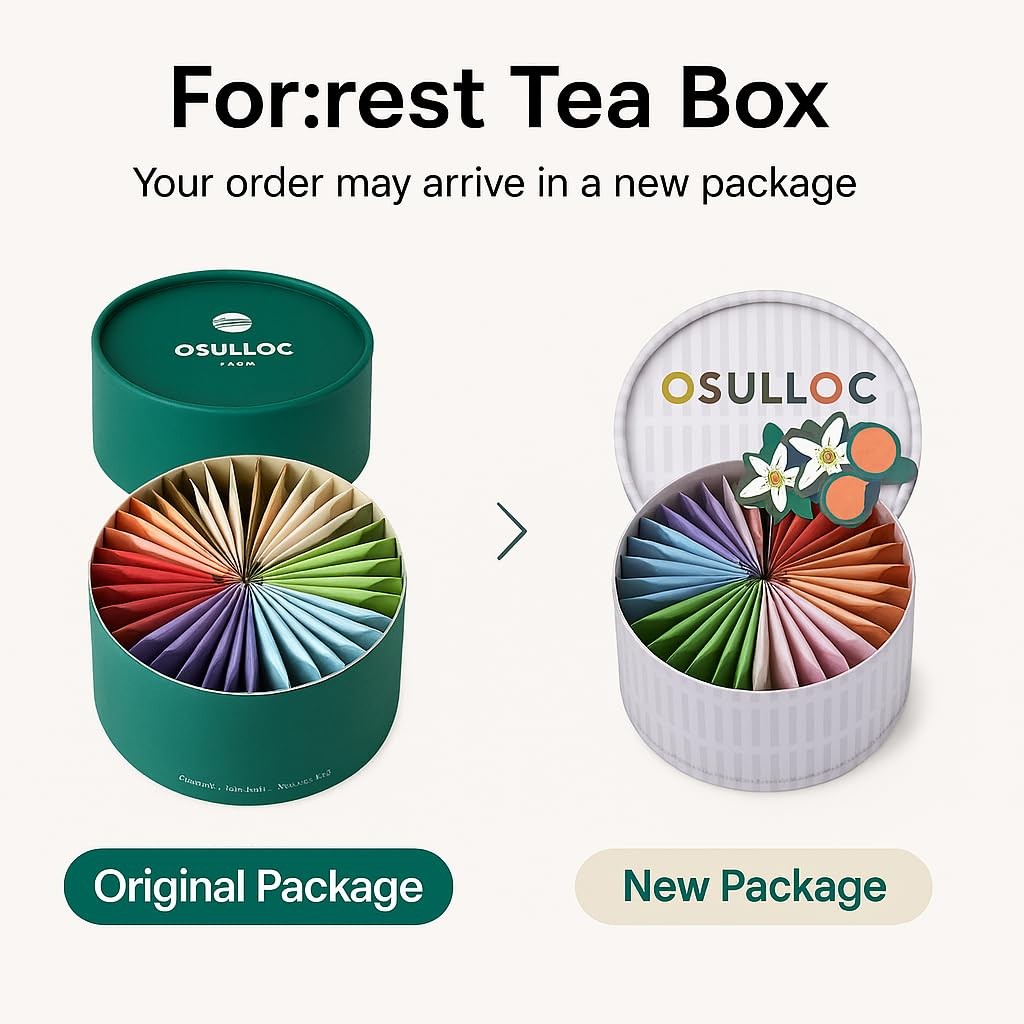 For:rest Tea Box (36 Count, 6 Types x 6ea,) Exquisite & Unique Gift idea For ... gallery