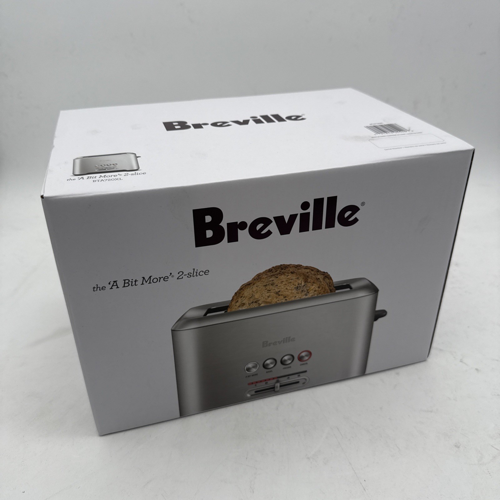 Toaster 2 Slice Bit More Brushed Stainless Steel Breville BTA720XL gallery