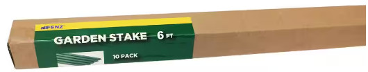 6 ft. Polyethylene Coated Garden Stakes: 10-Pack for Plant Support gallery