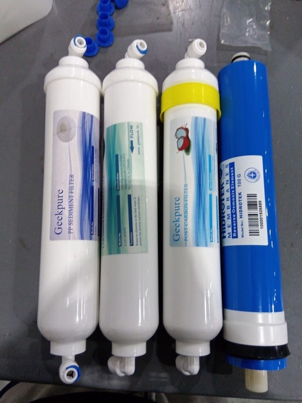 Geekpure 4 Stage RO System Replacement Set -100 GPD returned item use normally gallery