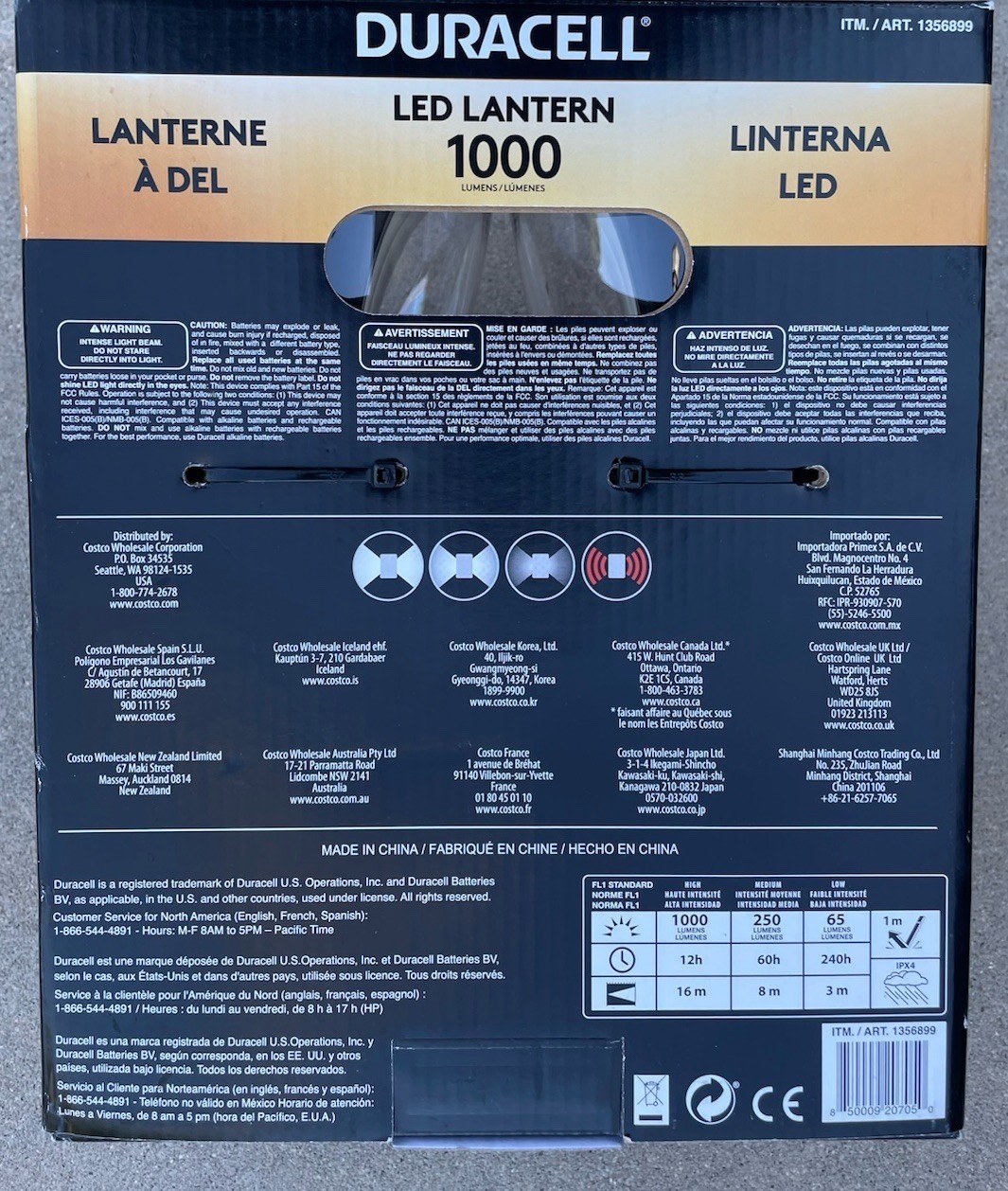 New Duracell LED 11” Lanterns 2 Pack NIB 1000 Lumens gallery