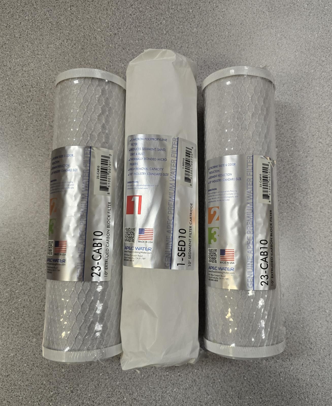 Replacement Water Filters for Ultimate Stage 1-3 Pre-filter Set gallery