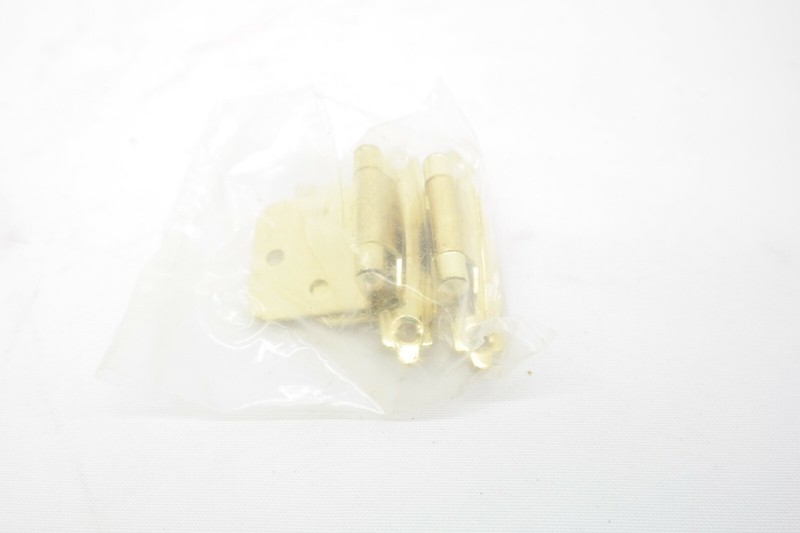 Self Closing Overlay Hinges Gold Tone & Silver Tone 8 Pairs Mixed Lot T5 gallery