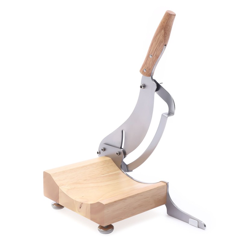 Manual Meat Slicer Beef Mutton Roll Cleaver Hand Slicing Machine Stainless Steel gallery