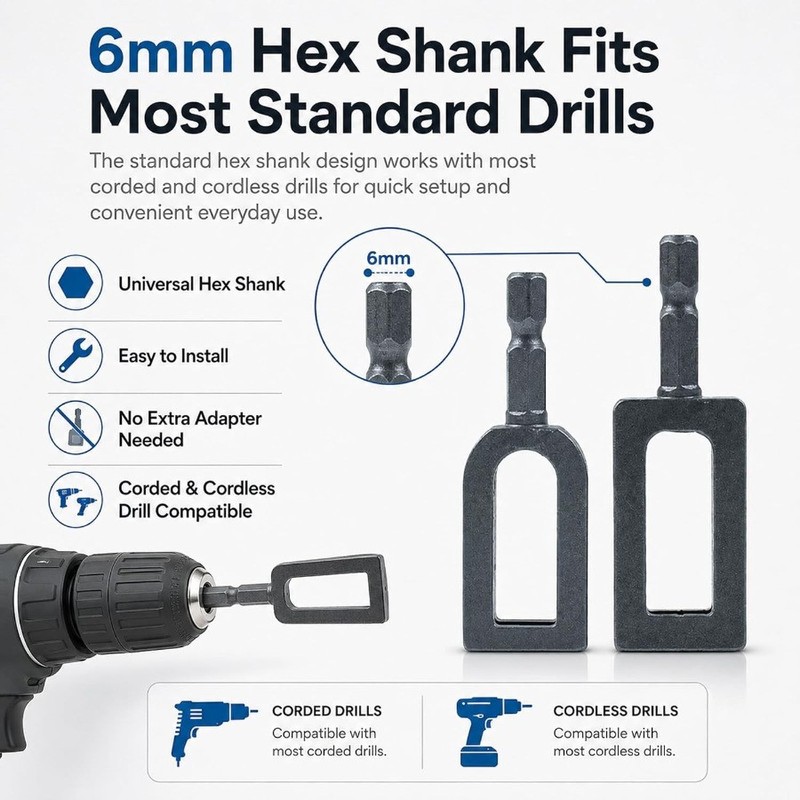 2PCS-Electric Drill Wire Twisting Tool, Heavy Duty Wire Twister for Drill HOT gallery