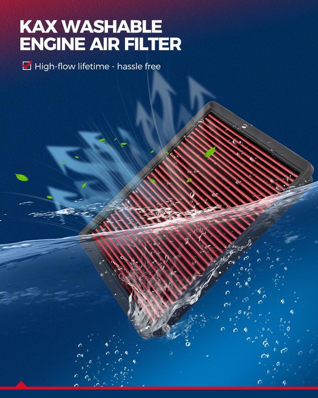 Washable Engine Air Filter Replacement for Toyota, Lexus - Increase Power & gallery