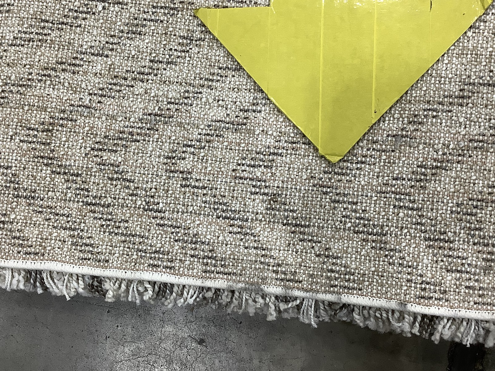 IVORY / GREY 6'-0" x 9'-0" Back Stain Rug, Reduced Price 1172682043 SGH375A-6 gallery