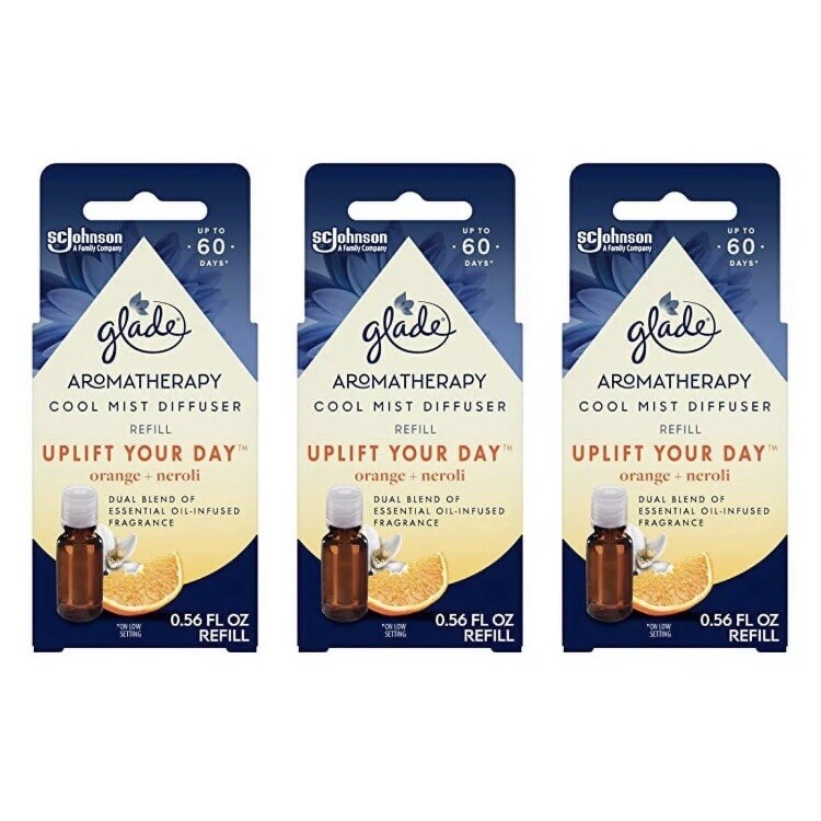Glade Essential Oil Diffuser Orange Neroli Lot Of 3 Refills Aromatherapy 0.56oz gallery