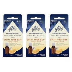 Glade Essential Oil Diffuser Orange Neroli Lot Of 3 Refills Aromatherapy 0.56oz