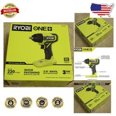 High Torque 18V Cordless 3/8″ Impact Wrench – 220 ft-lbs, Tool Only