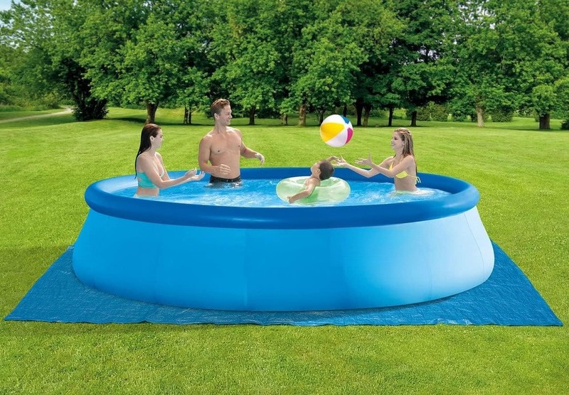 18 Ft X 48 Inch Easy Set Round Inflatable Above Ground Swimming Pool Set gallery