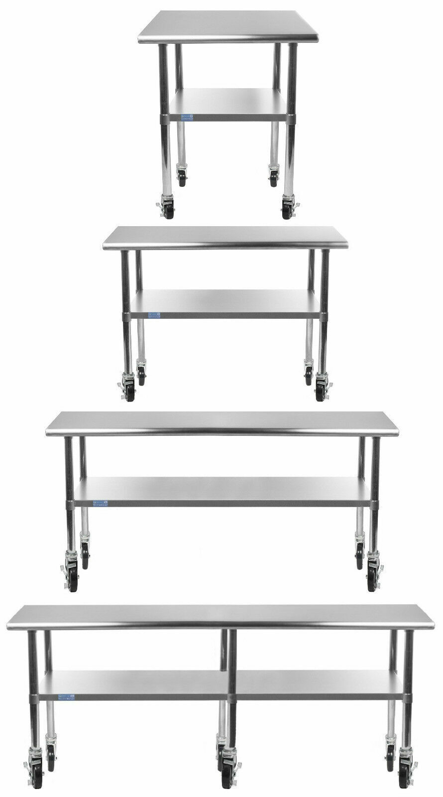 Stainless Steel Work Table With Wheels () gallery