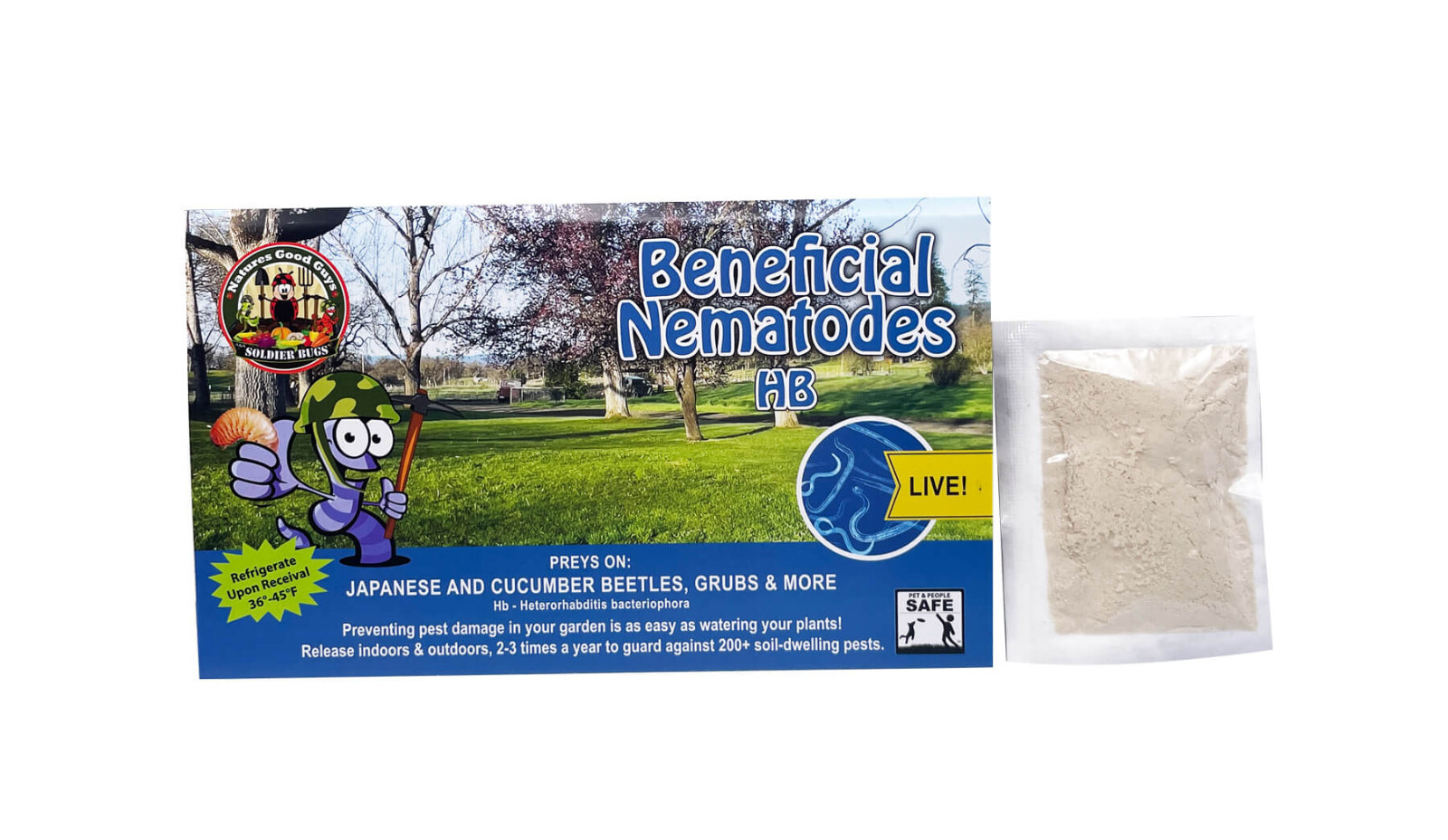 Beneficial Nematodes HB - Targets Japanese and Cucumber Beetles, Grubs & More gallery