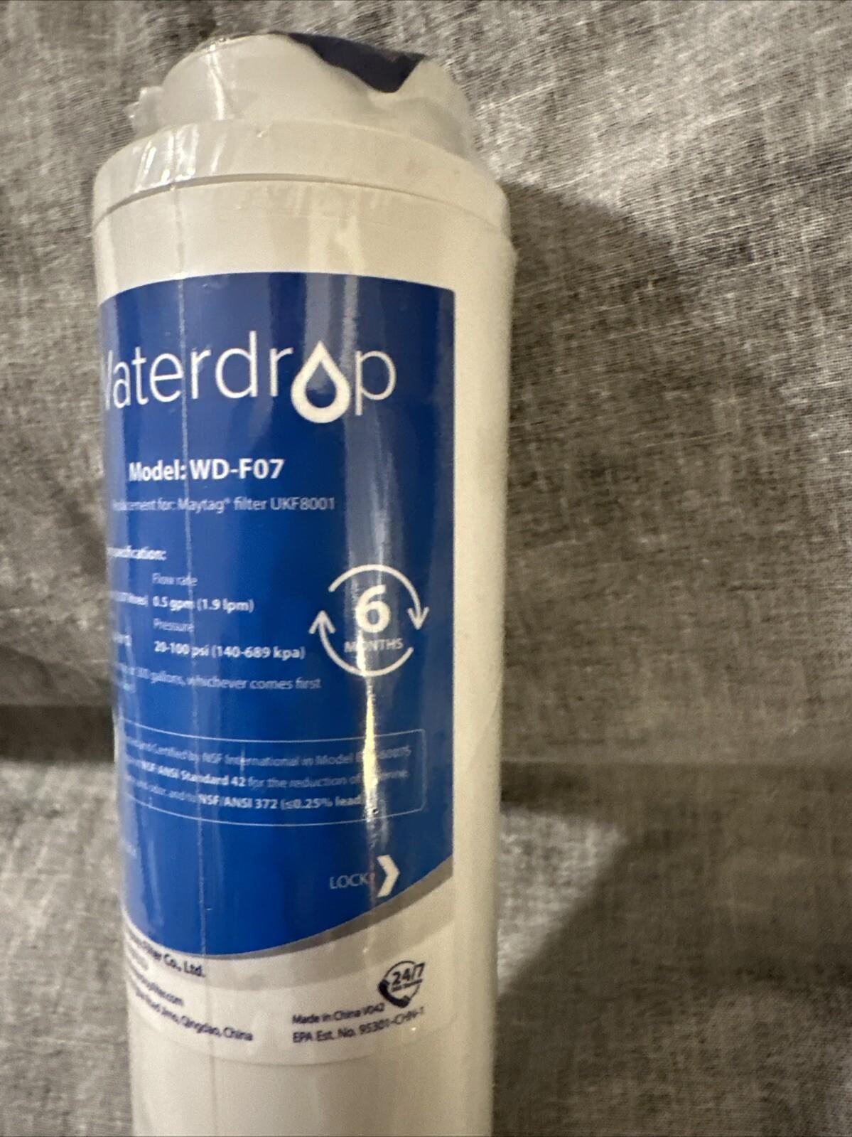 WaterDrop WD-F07 | Water Filter | Replacement for Maytag Fliter UKF8001 gallery