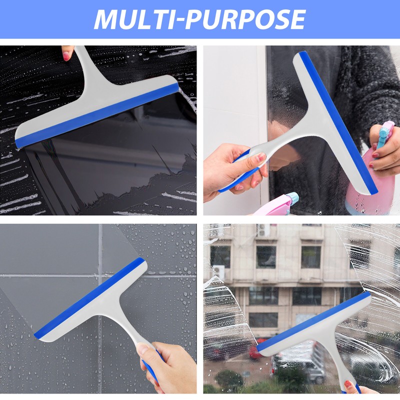 Window Mirror Car Windshield Squeegee Shower Glass Wiper Kitchen House Clean US gallery