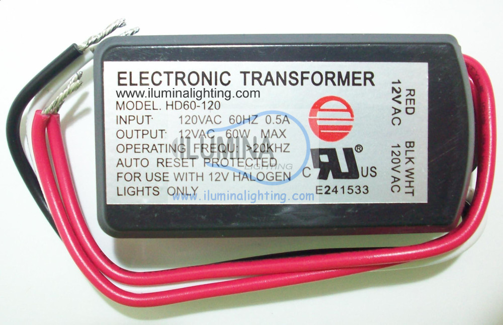 60 WATTS ELECTRONIC LOW VOLTAGE TRANSFORMER HD60-120 gallery