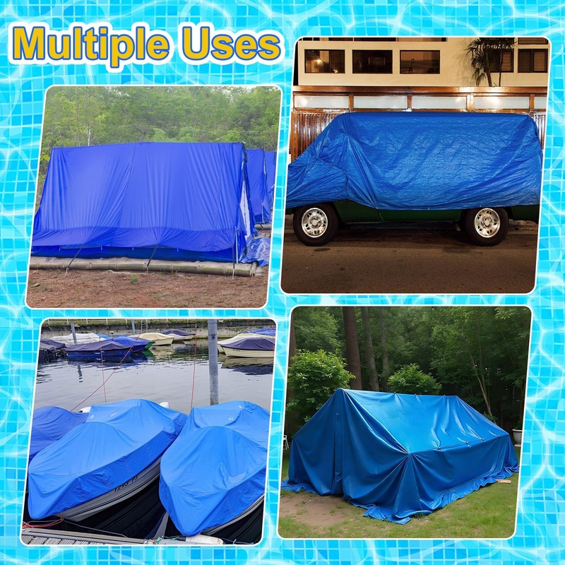 10x10FT Swimming Pool Ground Cloth,Square Pool Liner Pad for Above Ground Poo... gallery