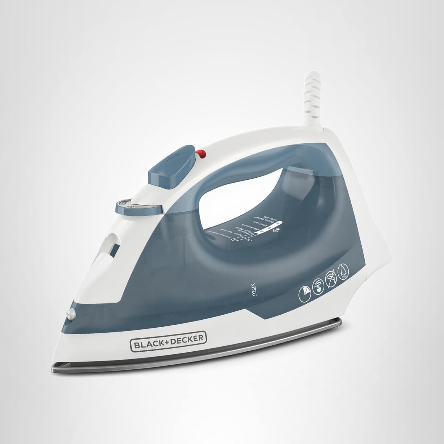 BLACK+DECKER Easy Steam Compact Iron for Clothes, Automatic Shutoff, Nonstick... gallery