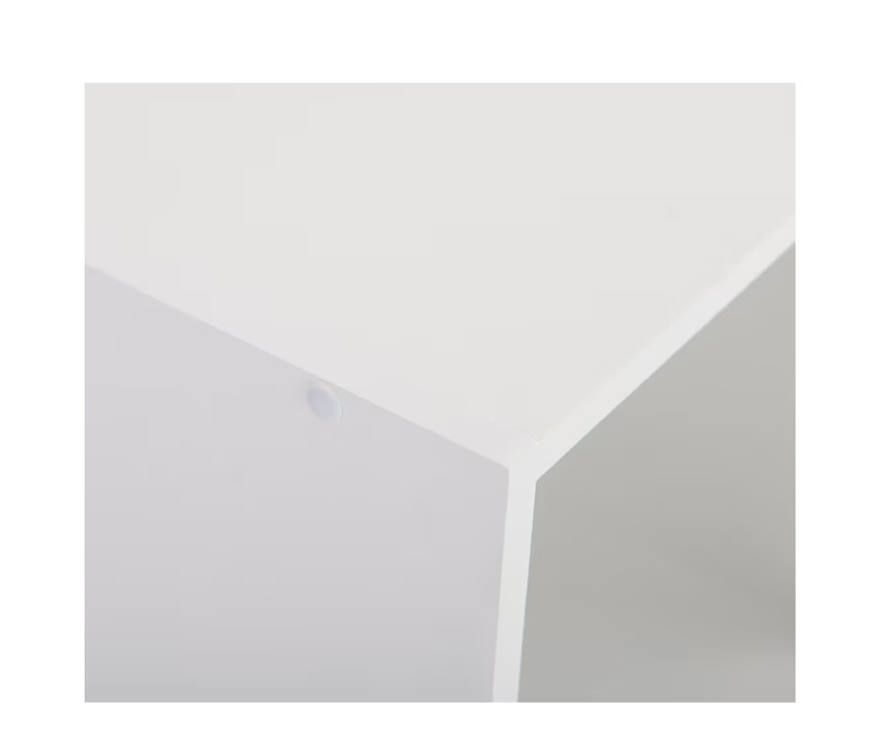 4 Cube Storage Organizer White Shelf Unit Modern Space Saving Design gallery