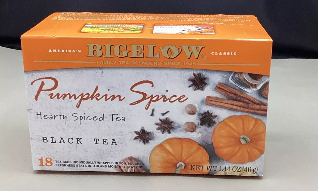 # Bigelow Pumpkin Spice Black Tea 18 tea bags~ BRAND NEW (Exp. 7/2027) gallery