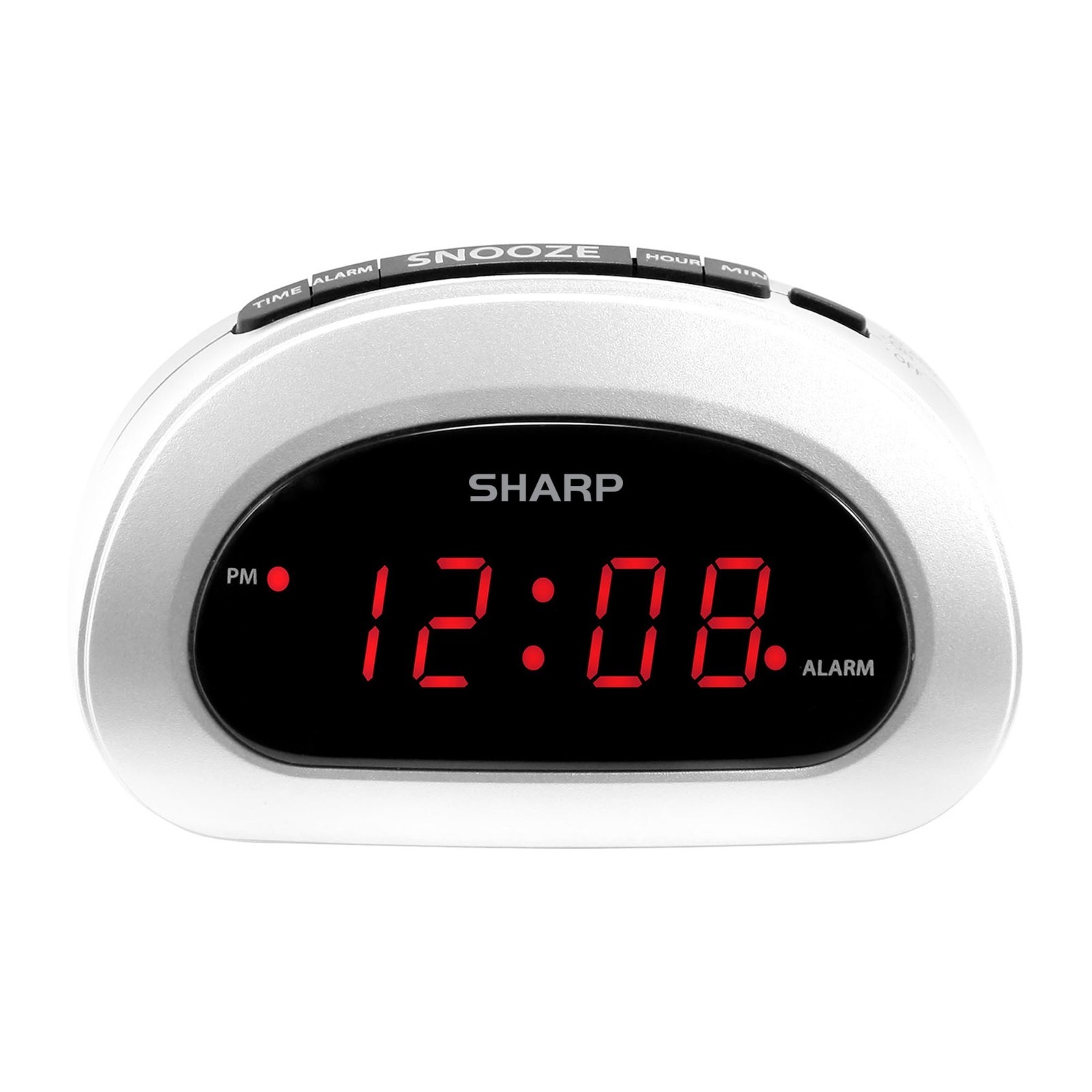 Digital Alarm Clock, Cloud White, Easy to Set Controls, Red LED Display, NEW gallery