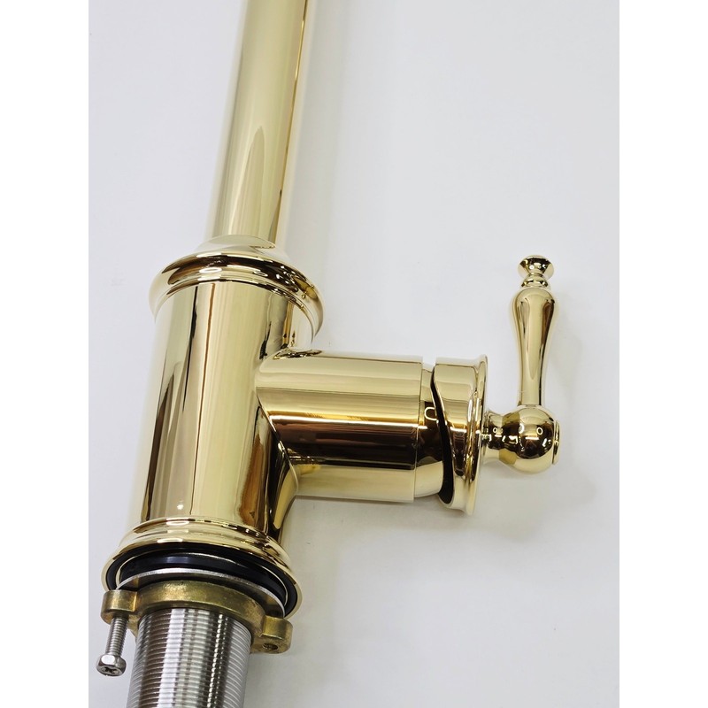 Signature Hardware 434084 Southgate Pull-Down Kitchen Faucet - Polished Brass gallery