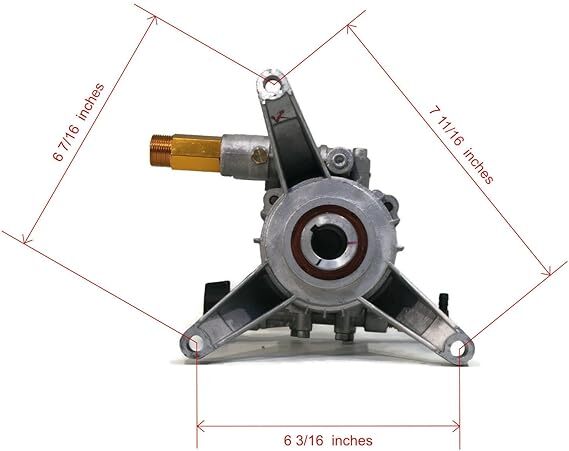 Power Pressure Washer Water Pump For Powerstroke 2700 PSI Honda GCV160 Motor NEW gallery